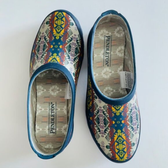 NEW Pendleton Journey West Garden-Rain Clogs For Women in  Blue  2510 2S1 - Picture 8 of 8